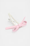 PU Bow Snap  Baby Pink  hi-res