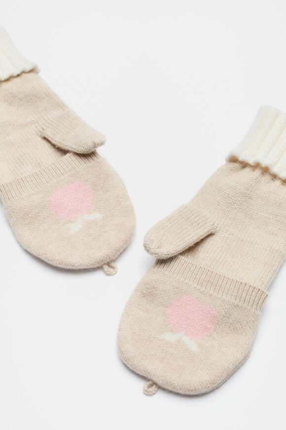 Apple Mittens  Oat Marle  hi-res