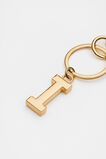 Gold Initials Keyring  I  hi-res
