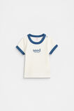 Core Rib Logo Tee  Washed Navy  hi-res