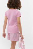 Core Rib Tee  Candy Pink  hi-res