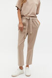 Tapered Leg Tie Pant  Cookie  hi-res