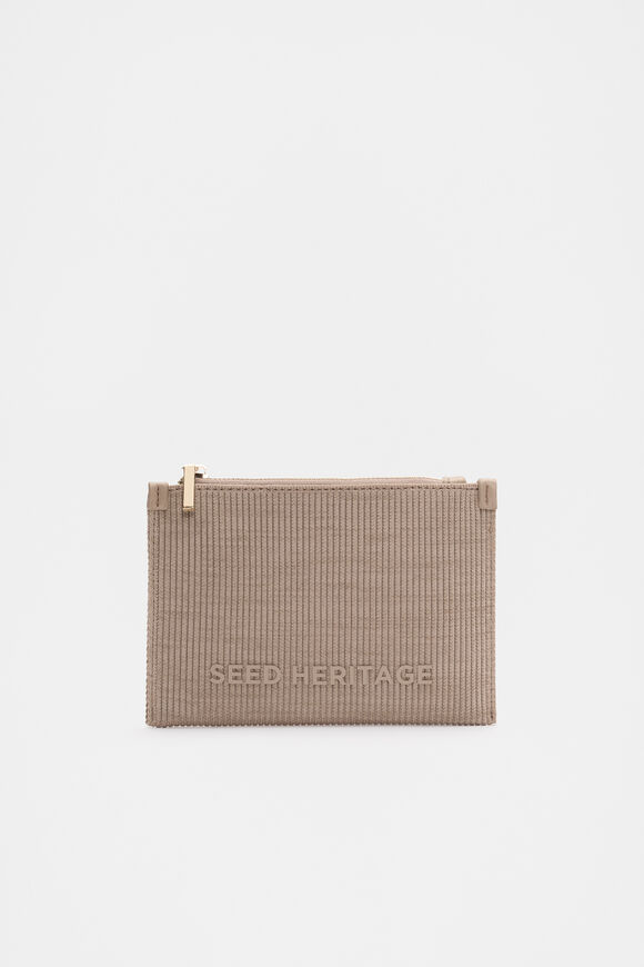 Knit Zip Purse  Cookie  hi-res