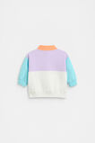 Colourblock Snap Sweat  Multi  hi-res