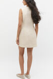 Linen Button Through Mini Dress  Frappe  hi-res