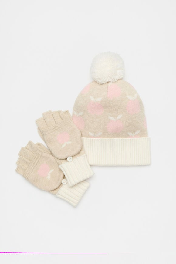 Apple Mittens  Oat Marle  hi-res