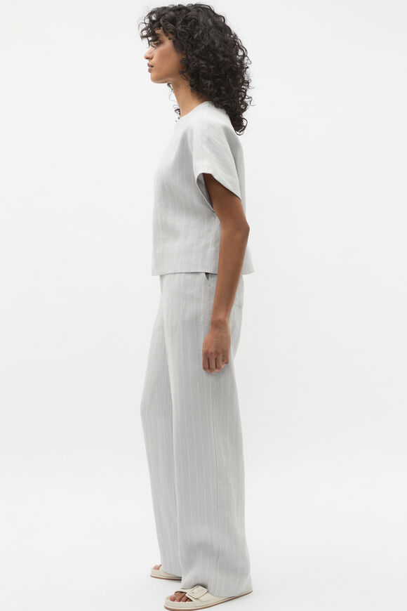 Linen Pinstripe Pant  Cloud Grey Pinstripe  hi-res