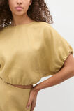 Linen Bubble Top  Honey  hi-res