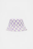 Check Bucket Hat  Lavender  hi-res