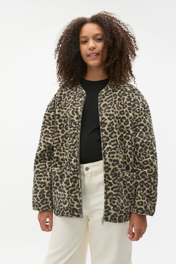 Ocelot Quilted Jacket  Ocelot  hi-res
