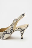 Elora Snake Print Slingback Pump  Snake Print  hi-res