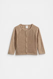 Cable Knit Cardigan  Nutmeg Marle  hi-res