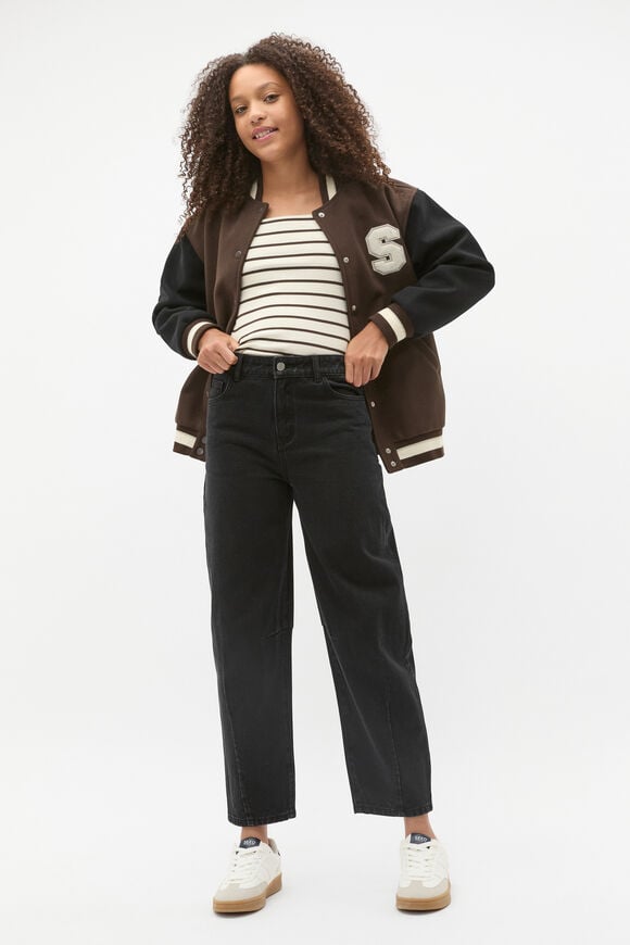 Barrel Jean  Black  hi-res