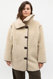 Contrast Trim Teddy Jacket  Teddy  hi-res