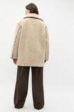 Contrast Trim Teddy Jacket  Teddy  hi-res