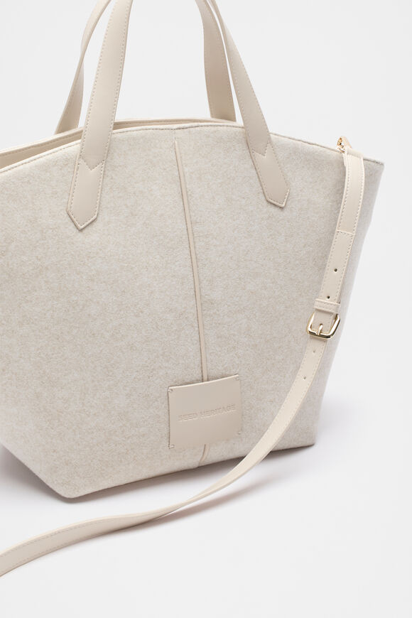 Felt Large Carry All Tote  Oat  hi-res