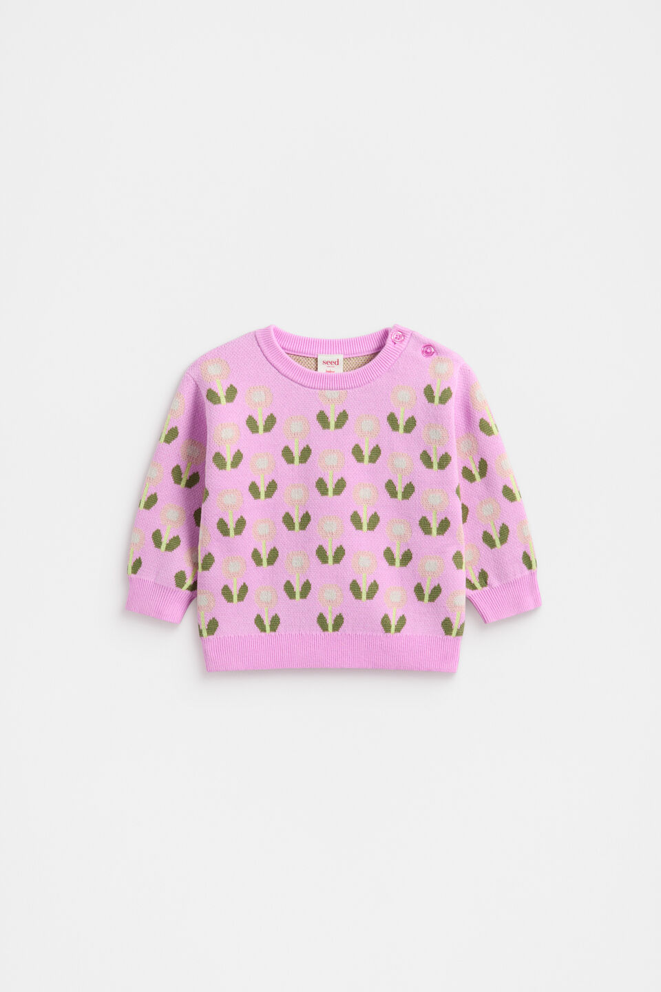 Tulip Knit Sweater  Fairy Floss