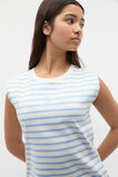 Stripe Logo Dress  Bright Sky  hi-res
