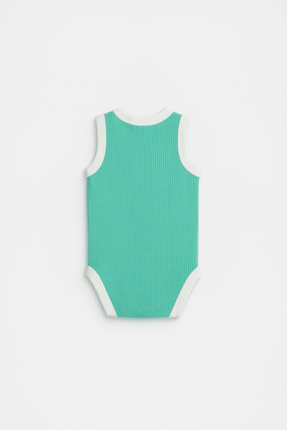 Logo Tank Bodysuit  Jade Green