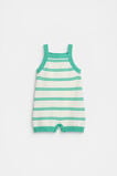 Stripe Knit Romper  Classic Cream  hi-res