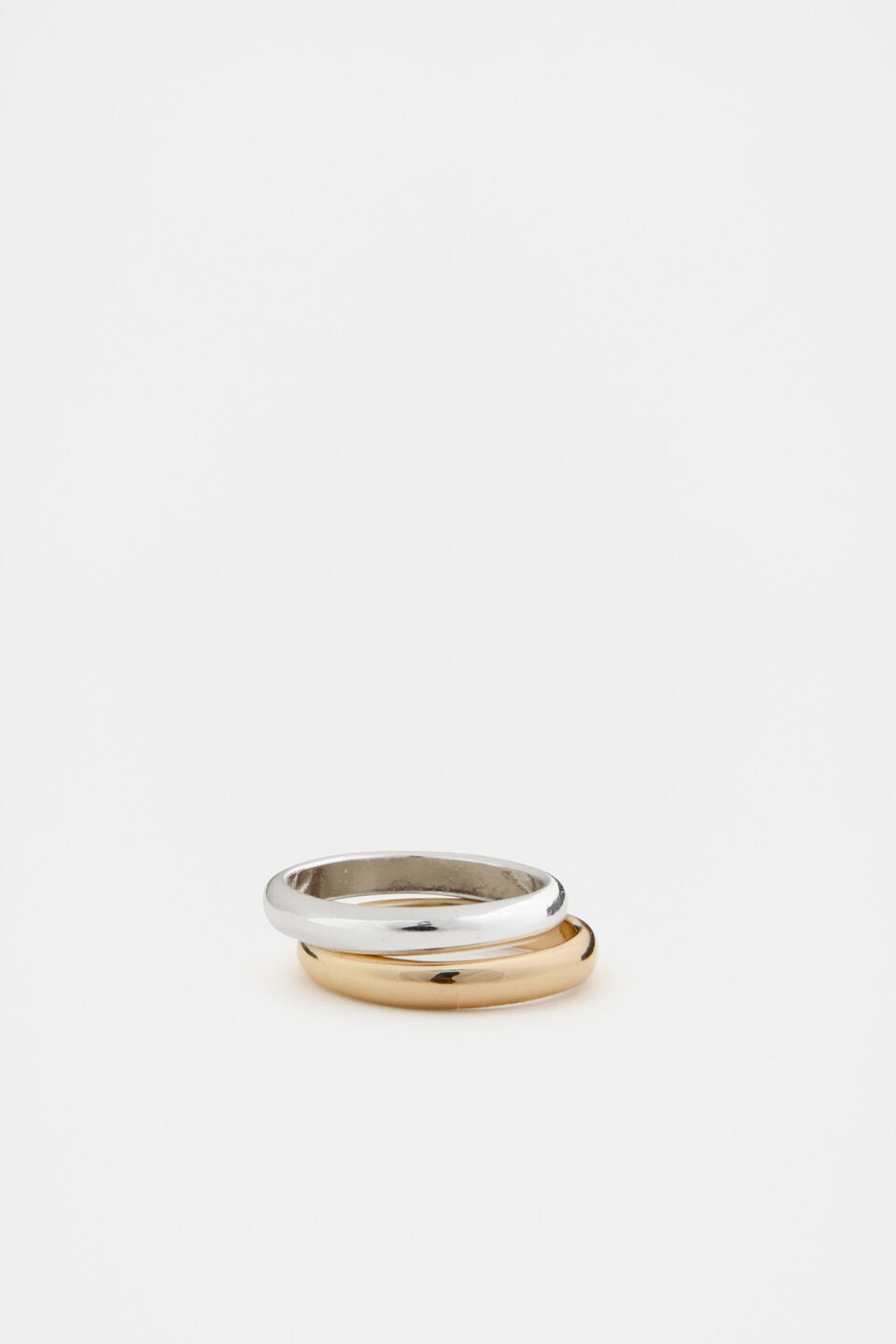 Two Tone Ring Pack  Gold Silver
