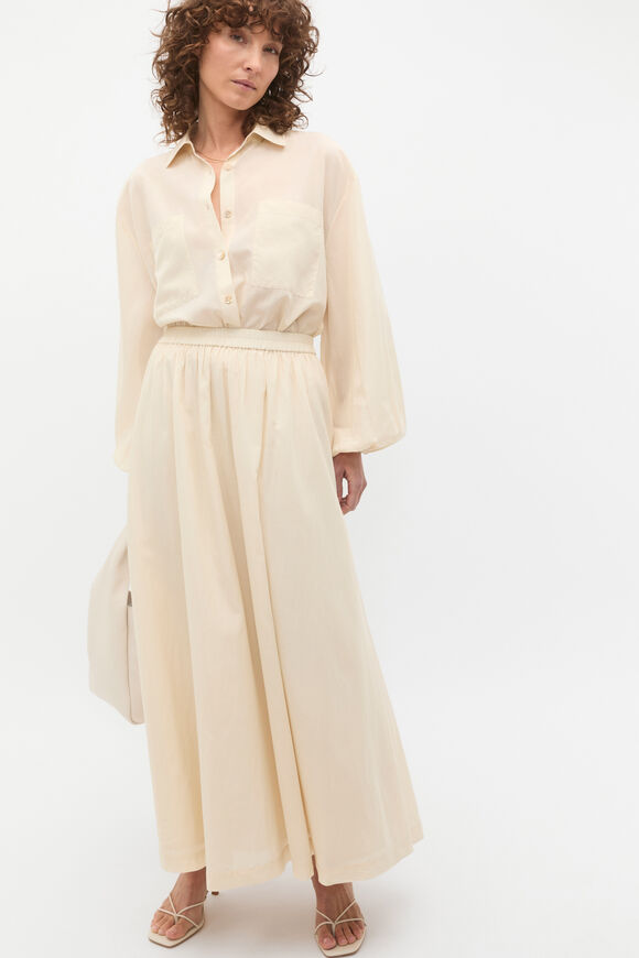 Voile Maxi Skirt  Tofu  hi-res