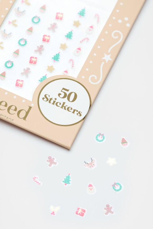 Festive Nail Stickers  Multi  hi-res