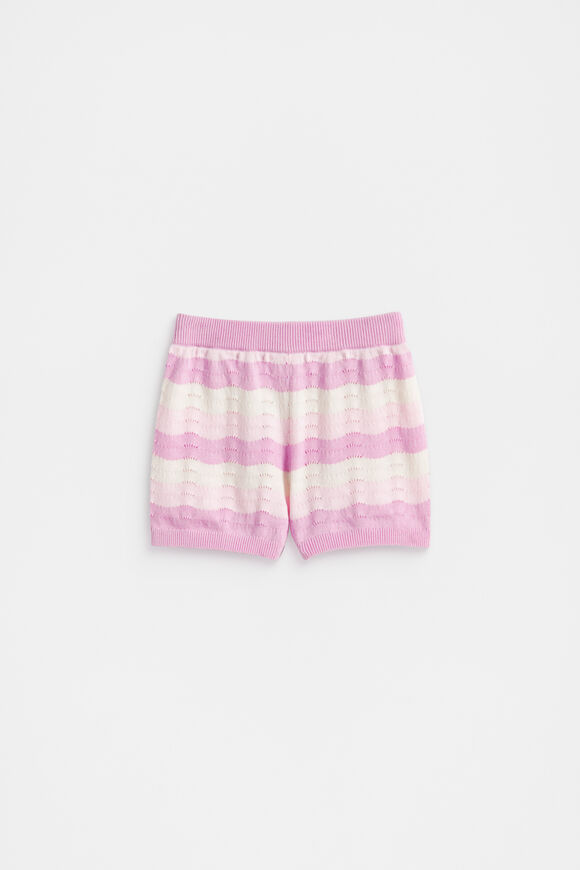 Wavy Knit Short  Orchid Bloom  hi-res