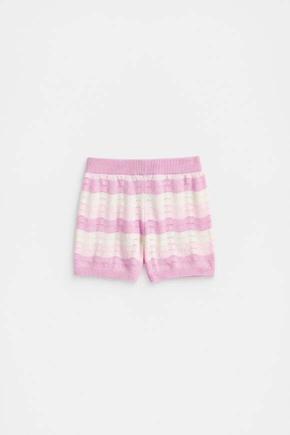 Wavy Knit Short  Orchid Bloom  hi-res
