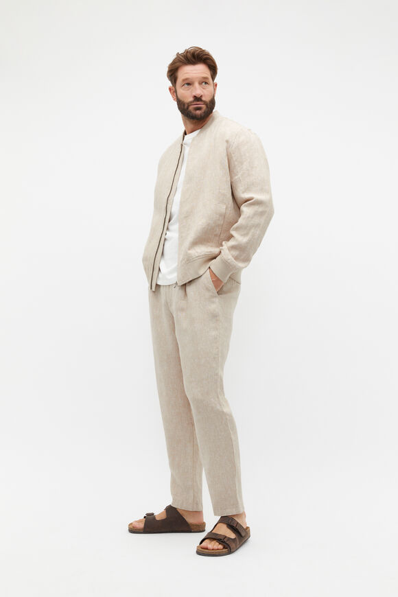 Linen Bomber  Sandshell Crossdye  hi-res