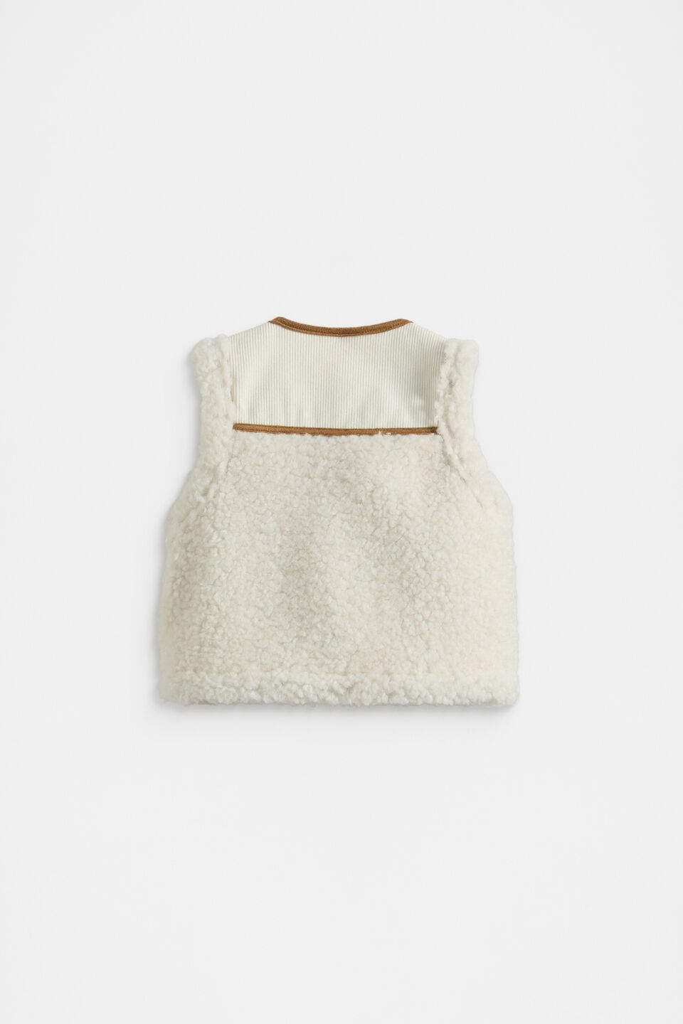 Teddy Vest  Classic Cream