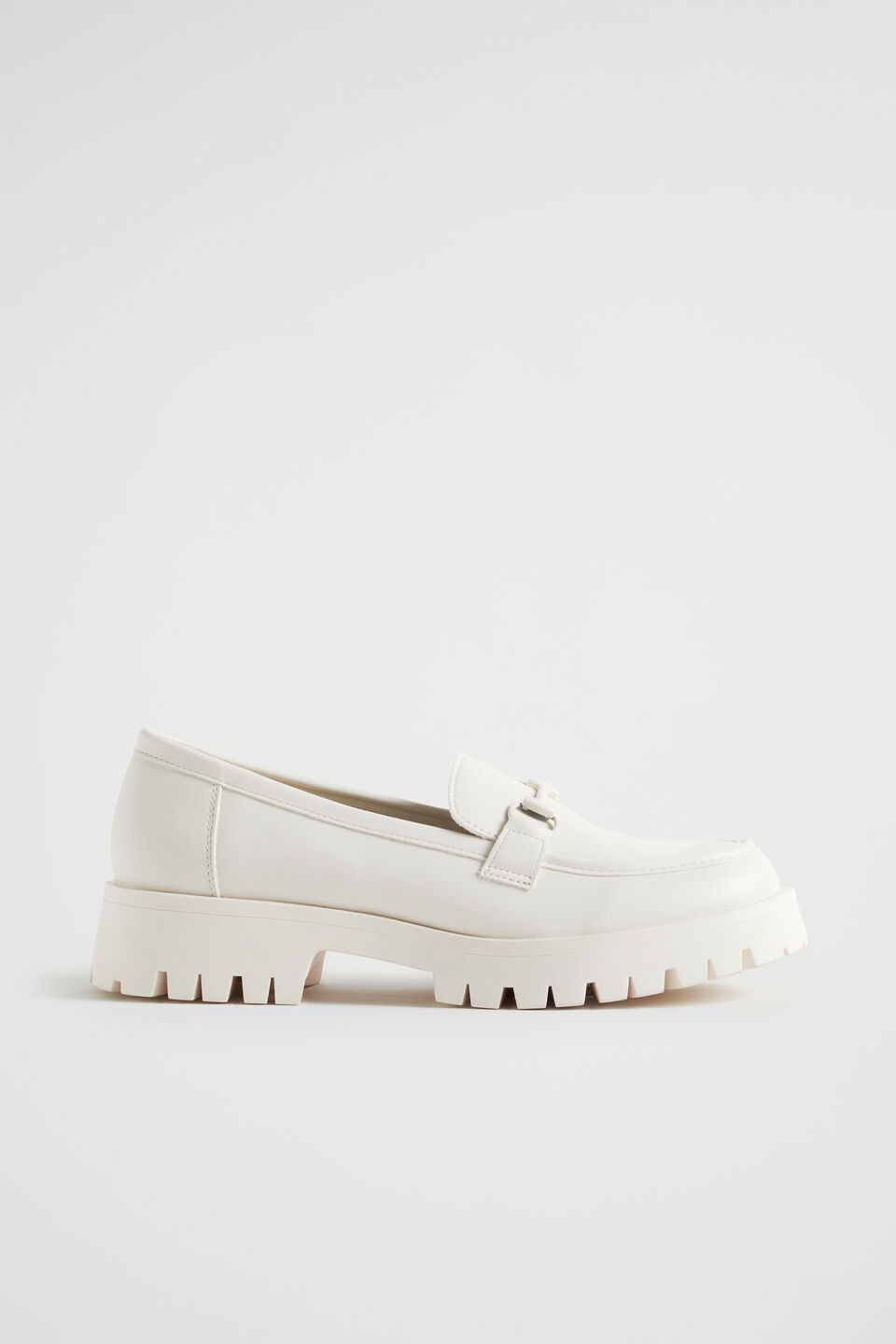 Platform Loafer  Creme