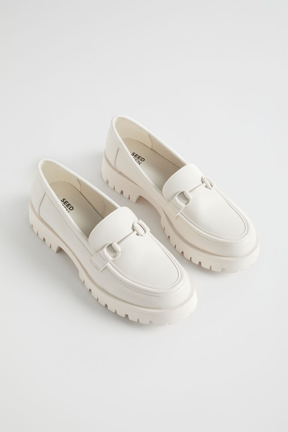 Platform Loafer  Creme