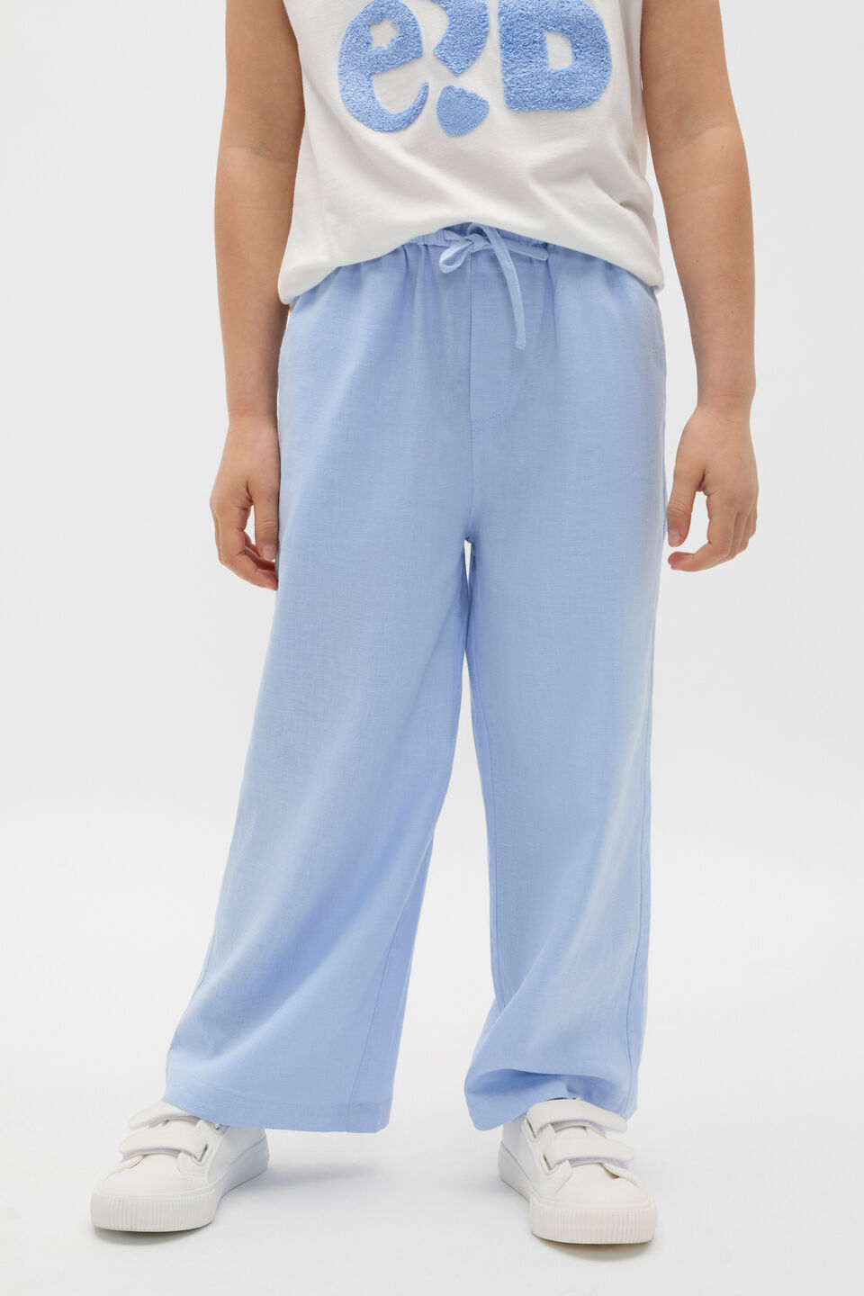 Straight Pull On Pant  Luna Blue