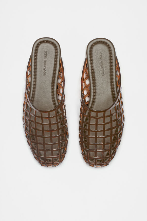 Caged Jelly Mule  Chocolate  hi-res