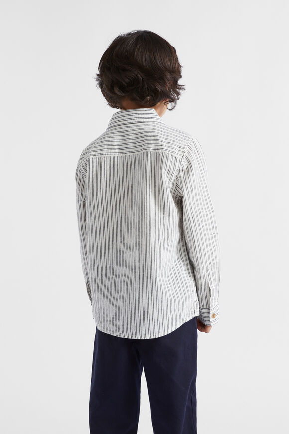 Stripe Linen Shirt  Canvas  hi-res