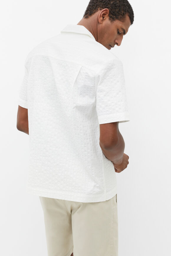 Textured Stitch Shirt  Vintage White  hi-res