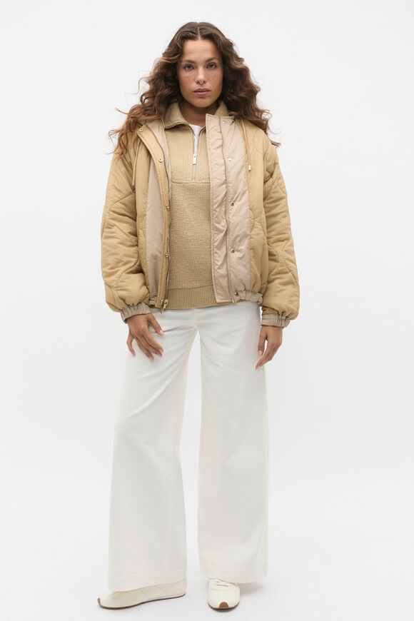 Textured Twist Sweat  Cashew Twist  hi-res