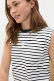 Stripe Logo Dress  New Navy  hi-res