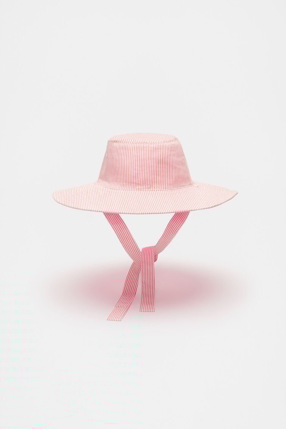 Wide Brim Reversible Hat  Strawberry Red