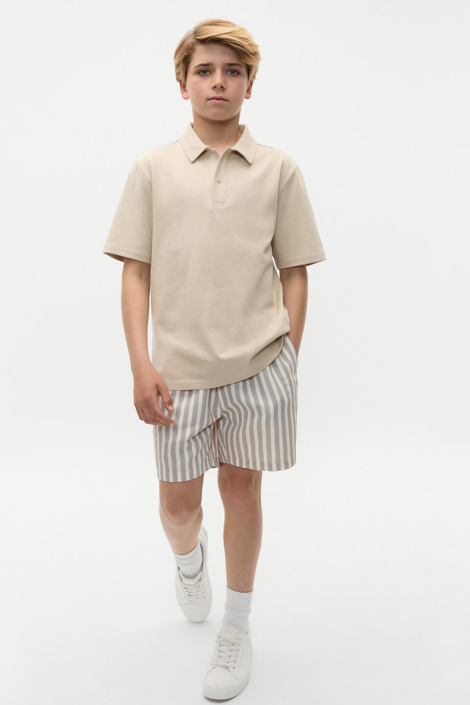 Tee Polo  Almond