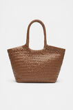 Leather Basket Bag  Deep Tan  hi-res