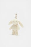 Bunny Bag Charm  Vanilla  hi-res