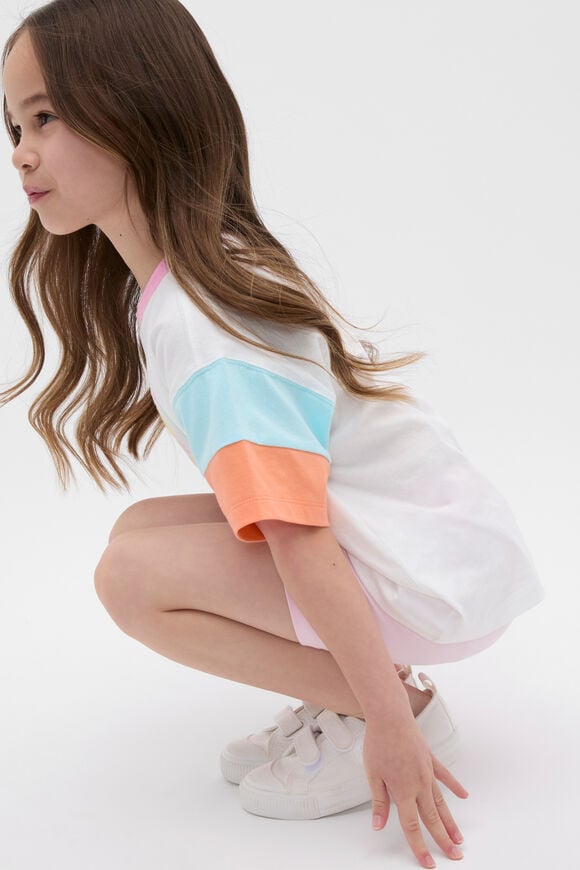 Logo Panelled Tee  Canvas  hi-res