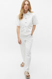 Denim Short Sleeve Shirt  Cloud Cream  hi-res