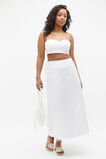 Basque Waist Circle Skirt  Whisper White  hi-res