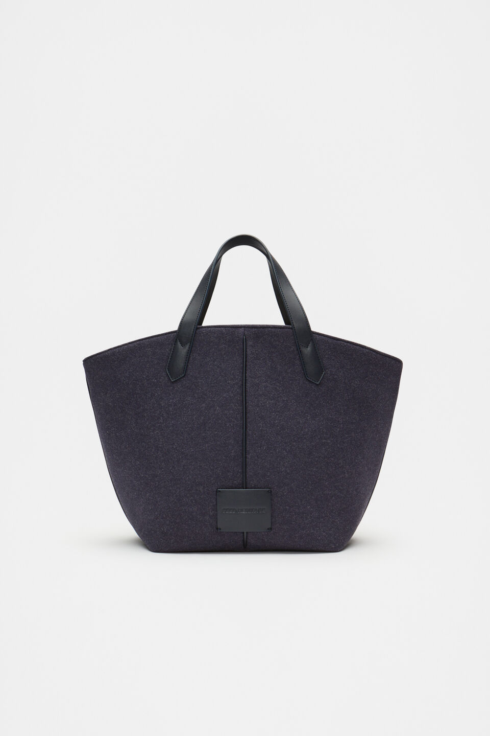 Felt Large Carry All Tote  Dark Blue