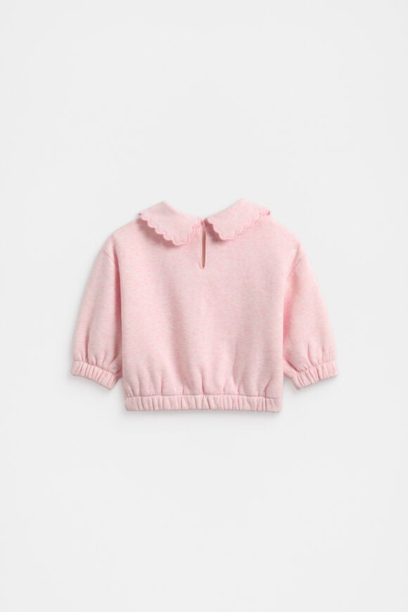 Scallop Collar Sweat  Rose Petal Marle  hi-res