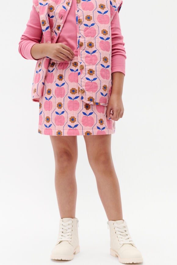 Apple Quilted Skirt  Rose Petal  hi-res