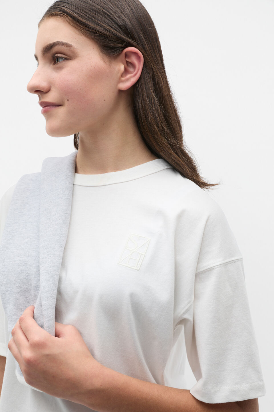 Oversized Logo Tee  Canvas